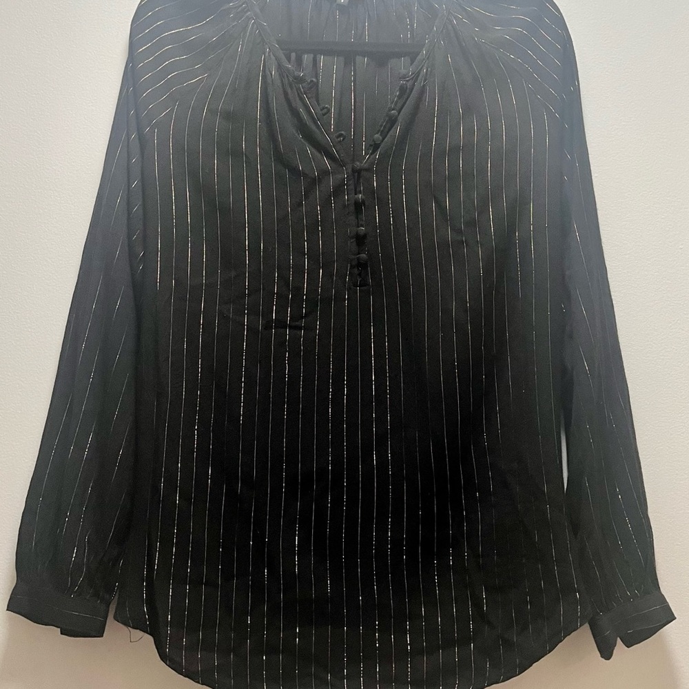 Rails Gold Metallic Abby Shirt